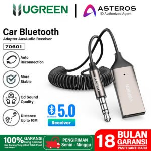 UGREEN Car Wireless Audio Bluetooth 5.0 Receiver Aux Mobil 3.5mm 70601