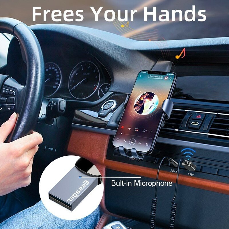 UGREEN Car Wireless Audio Bluetooth 5.0 Receiver Aux Mobil 3.5mm 70601