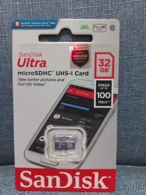 SanDisk Ultra 100MBps microSDXC Card Class 10 SQUNR 32GB