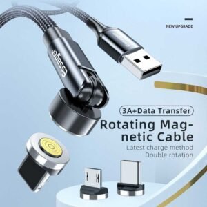 ESSAGER Kabel Data USB Type C Magnetic Rotateable 3A - ES-X33