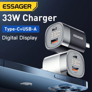Essager Kepala Charger Dual Port GaN Fast Charging PD 33W - JT-P18